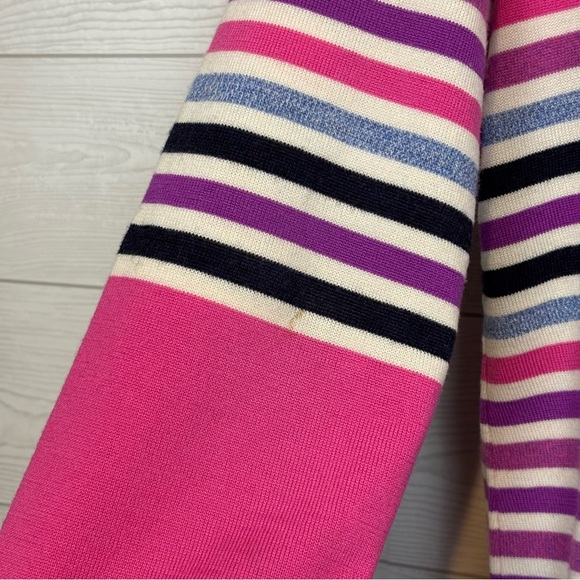 Escada Stripe Wool/Cashmere Blend Sweater Set Size 46 (XXL) - Picture 8 of 14